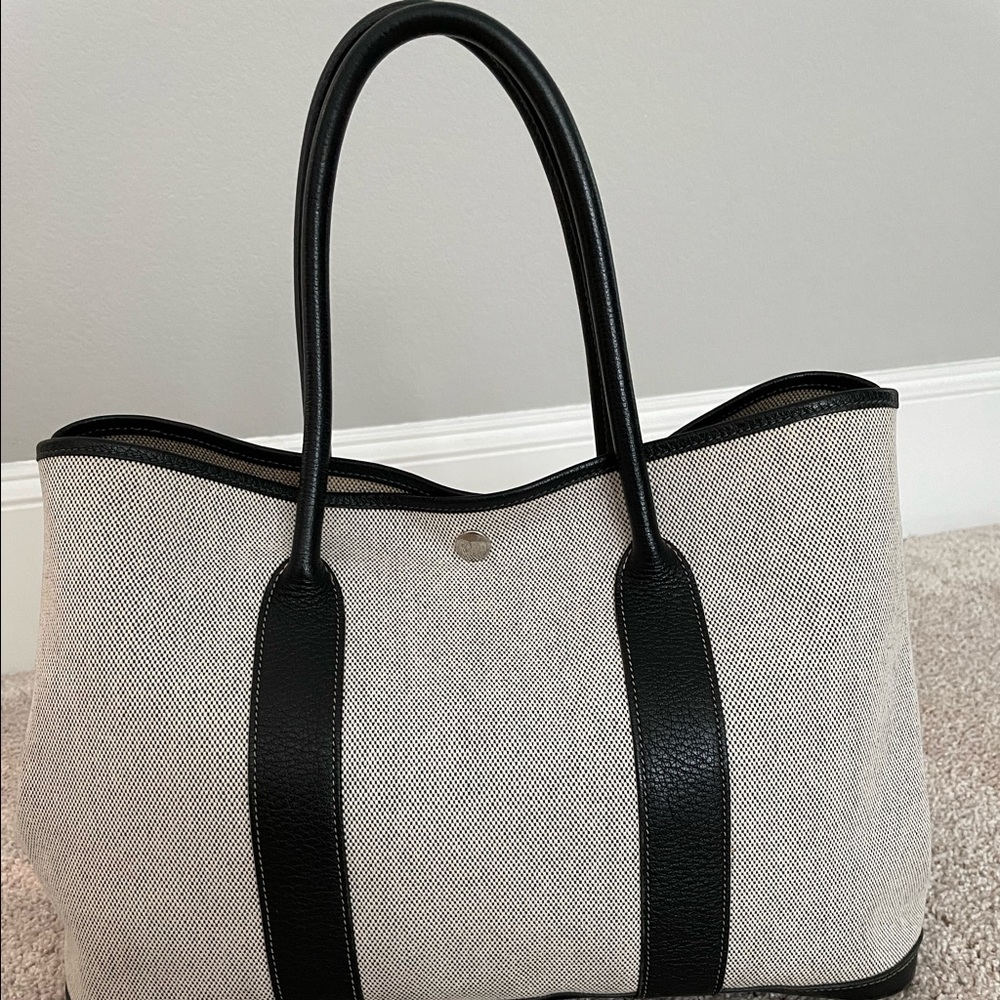 Authentic Hermes Garden tote EUC worn twice classic
